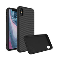 1 x RAW Customer Returns RhinoShield Case compatible with iPhone XS Max SolidSuit - Shock-absorbing slim protective case with premium finish - 3.5 meter drop protection - Carbon fiber texture - RRP €34.99