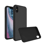 1 x RAW Customer Returns RhinoShield Case compatible with iPhone XS X SolidSuit - Shock-absorbing slim protective case with premium finish - 3.5 meter drop protection - Carbon fiber texture - RRP €34.99