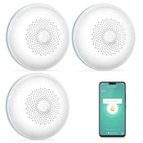 1 x RAW Customer Returns Smart Water Detector for HomeKit - Water Sensor with Tuya App, Water Leak Sensor, Alarm for Kitchen, Bathroom, Basement - RRP €69.08