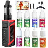 1 x RAW Customer Returns Pinjilai E Cigarette Starter Set Without Nicotine 2200mah Vape Rechargeable 0.5 Ohm Vaporizer Electronic Cigarette E Cigarette 3.5ml Tank Vape Refillable E Steamer Set Complete, No Nicotine - RRP €50.32