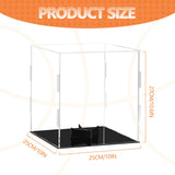 1 x RAW Customer Returns Basketball Display Case, Transparent Acrylic Football Basketball Display Case with Stand, Acrylic Display Case for Action Figures, Toys, Collectibles, Football Display Case - RRP €36.29