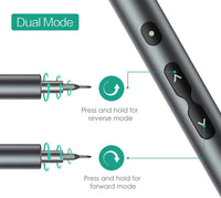 1 x RAW Customer Returns ORIA Mini Electric Screwdriver, 28 in 1 Precision Magnetic Repair Screwdriver with 24 Bits, Precision Mechanic Cordless Screwdriver with TYPE-C Charging, LED, for Smartphones, Camera, Laptop - RRP €30.47