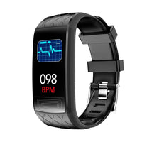 1 x RAW Customer Returns INF fitness bracelet, activity monitor, waterproof smartwatch IP67 , sports watch, measures blood pressure, blood oxygen, ECG, heart rate, distance, etc. Compatible with common smartphones - RRP €55.99