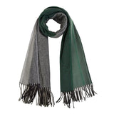 3 x Brand New EROSTIMO Women s Scarf Checked Double Sided Scarves for Women Shawl Wraps with Tassels Soft Reusable Dark Green  - RRP €82.8