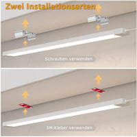 8 x RAW Customer Returns SIBI under-unit light LED dimmable, 41 cm neutral white light strip with non-contact sensor, kitchen light under-unit lighting LED strip for cupboards, shelves, workbench, 473lm, 4000K - RRP €159.92