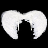 6 x Brand New Angel Wings White Angel Wings Tight Costume Angel Wings Decoration with Halo and Magic Wand Ladies, Party Costumes Decoration - RRP €95.46