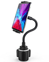 1 x RAW Customer Returns Gooseneck Car Tablet Cup Holder, woleyi Universal Tablet Cup Holder for Car, Truck, Treadmill, Spinning Bike, for iPad Pro 12.9 Air Mini, Galaxy Tabs, iPhone More 4-13 Cell Phone and Tablets - RRP €33.99