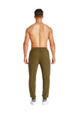 1 x RAW Customer Returns Tansozer jogging pants men cotton training pants men sports pants men long pants men zipper pockets green XL - RRP €31.99