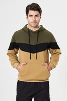 1 x RAW Customer Returns LBL Men s Hooded Sweatshirt Bright Colors Long Sleeve Pullover Kangaroo Pocket for Winter and Autumn Green M - RRP €44.93