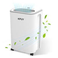 1 x RAW Customer Returns KPUY Home Dehumidifier Mould 12L 24H - Suitable up to 22 55m - Low Energy Consumption - Silent Operation - Digital Humidity Display - 24H Timer - Continuous Drain - RRP €149.99