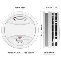 5 x Brand New XNH Smoke Detector, Fire Alarm with Photoelectric Sensor, Supports No Wi-Fi Connection to Smart Life Tuya App Set of 3  - RRP €125.0