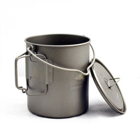 1 x RAW Customer Returns TOAKS Titanium 750ml Cooking Pot with Bail Handle 750ml POT-750-BH  - RRP €42.95