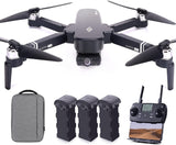 1 x RAW Customer Returns CHUBORY X11 Pro GPS Drones with 90 Min. Long Flight Time, 3-Axis Gimbal, for Adults 4K UHD Camera Anti-shake, Auto-Return Brushless Motor 3 Batteries Bag  - RRP €384.14