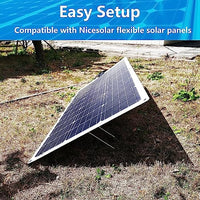 1 x RAW Customer Returns Nicesolar Foldable Solar Panel Mount for Portable Solar Modules - RRP €40.28