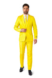 1 x RAW Customer Returns Suitmeister Party Costumes for Men - Solid Color Suit for Costumes for Carnival, Halloween Parties and Theme Parties - Yellow - Size XXL - RRP €45.32