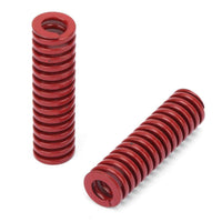 1 x RAW Customer Returns 2pcs AD 10mm ID 5mm Die Spring Mold AccessoriesTM Red Spring Compression Short Pitch Spring Spiral Pressure Spring Red Flat Wire TM10 50mm  - RRP €24.0