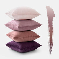 1 x RAW Customer Returns MIULEE Set of 4 Velvet Cushion Covers 40 x 40 cm Purple Series Decorative Cushion Cover Sofa Cushion Throw Pillow Wrapped Edge Cushion Covers Decorative Pillow Cover for Sofa Living Room Bedroom - RRP €26.4