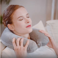 3 x RAW Customer Returns Ecosafeter travel pillow - perfect neck support pillow made of memory foam, neck pillow, compact and lightweight, quickly packed, for traveling in the car, plane, train - RRP €39.3