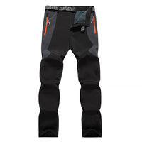 1 x RAW Customer Returns LHHMZ Warm outdoor winter trousers for men, fleece softshell hiking trousers, water-repellent hiking ski leisure trousers - RRP €39.89