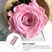 1 x RAW Customer Returns PRETYZOOM 12pcs Rose Heads Preserved Flower Rose Forever Rose Rose for Decoration Wedding Gift Bouquet Craft Light Pink - RRP €39.83