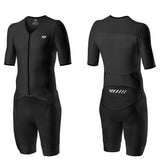 1 x RAW Customer Returns Lo.gas Men s Pro Trisuit Short Sleeve Triathlon Suit for Ironman Races and Triathlon Competitions - High Quality Triathlon Suit for Men Black L - RRP €66.54