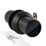 1 x RAW Customer Returns FITNATE Fingerprint Code Door Lock, Bluetooth Controllable, Touchscreen Smart Lock with Mechanical Key, App Works with Alexa, Echo, Security Guard - RRP €70.07