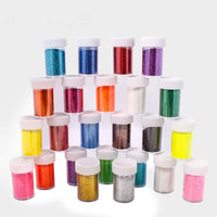 18 x Brand New Non-Toxic for Art Crafts, Glitter Nail Card Making, Face and Body, Party, Slime - RRP €359.82