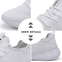 1 x RAW Customer Returns BUBUDENG Women s Shoes Gymnastics Running Shoes Women s Running Gymnastics Casual Walking Jogging Trekking Tennis Mesh Basketball Sport Outdoor Fitness Sports White EU41 - RRP €58.8