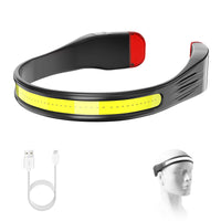 1 x RAW Customer Returns SUTOUG LED Headlamp, Rechargeable Headlamps with 230 Wide Beam Lightweight Head Lamp and Red Tail Light to Wear with 3 Lighting Modes Head Flashlight for Adults for Running, Hiking, Outdoors-Black - RRP €20.4