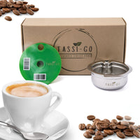 1 x RAW Customer Returns TASSI-GO Reusable Capsule - Refillable Coffee Capsules Tassimo capsules refillable For Bosch Tassimo machines 1x 60 ml espresso - stainless steel  - RRP €25.16