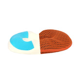 1 x RAW Customer Returns Donut Pillow Seat Ring for Pain Relief Hemorrhoid Cushion Coccyx Cushion for Car, Sofa, Office and Wheelchair Orange Donut Seat Cushion - RRP €25.55