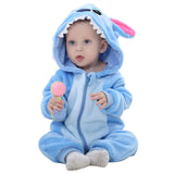 1 x RAW Customer Returns Unisex Baby Winter Romper Rabbit Tiger Sewing Animal Style Flannel Cosplay Halloween Costume Outfit - RRP €28.98