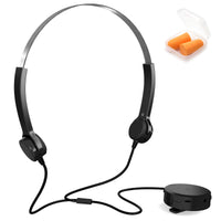 1 x RAW Customer Returns Free-ear bone conduction headphones - Wired earphones as a hearing aid - 10 hours battery life - Can be connected to a mobile phone, computer or MP3 player - Ideal for the elderly or hard of hearing - RRP €65.53