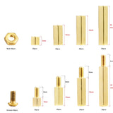 1 x RAW Customer Returns Litorange 240pcs M3 Male Female Hex Brass Spacer Spacer Screw Nut Threaded Pillar PCB Motherboard Assortment Kit - RRP €15.99