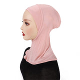 1 x Brand New MOWEN Women Hijab Scarf Muslim Turban Elastic Sweat Absorbent Cotton Tube Hood Women Gifts, peach - RRP €24.0