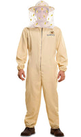 1 x RAW Customer Returns EUROCARNAVALES costume master beekeeper Matthias size SM L beige overall beekeeper beekeeper profession carnival M L  - RRP €36.11