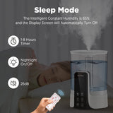 1 x RAW Customer Returns Sejoy 6L Humidifier for Bedroom Large Rooms and Baby, Ultrasonic Cool Mist Top Fill Desk Humidifier, Aroma Diffuser Night Light 360 Rotation Nozzles, Whisper Quiet, Auto Shut Off - RRP €40.33