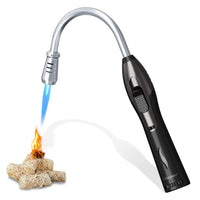 1 x RAW Customer Returns YZLighter Stick Lighter Gas Refillable Jet Lighter Storm Lighter Jet Flame Gas Burner Grill Lighter Long Fireplace Lighter Igniter for Camping, Oven, New Year s Eve, Fireworks, Campfire, Gas Stove Without Gas  - RRP €33.54