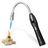 1 x RAW Customer Returns YZLighter stick lighter gas refillable jet lighter storm lighter jet flame gas burner grill lighter long fireplace lighter lighter for camping, oven, New Year s Eve, fireworks, campfire, gas stove without gas  - RRP €19.99