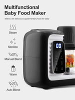 1 x RAW Customer Returns KOSTTE baby food maker, multifunctional baby porridge maker, quick steaming in 15 minutes, multifunctional food processor for baby food, baby steaming, mixing - RRP €84.04