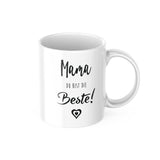 1 x RAW Customer Returns STEMPEL-FABRIK Black ceramic mug with print - Mom, you are the best - Coffee mug with saying - Printed mug - Tea cup - Coffee mug - Mother s Day mug - Gift idea - Mother s Day gift - RRP €13.01