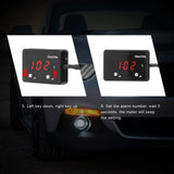 1 x RAW Customer Returns Exhaust Gas Temperature Meter, Akozon Universal Red LED Digital Display Exhaust Gas Temperature Gauge for Vehicle 12V - RRP €56.97