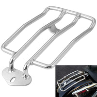 1 x RAW Customer Returns KATUR Motorcycle Luggage Rack Support Shelf Fits Rear Solo Seat 180mm 7 Silver Fit for Harley Harley XL Sportsters Iron 48 883 XL1200 2004-2018 - RRP €36.99