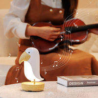 1 x RAW Customer Returns NIUAWASA Bedside Lamp Bluetooth Speaker, LED Cute Bird Night Light, Touch Lamp Breathing Light Rechargeable Dimmable for Children s Room Bedroom Living Room and Office - RRP €31.25