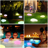 22 x Brand New uuffoo 3 Pack Solar Lights for Outdoor, RGB IP67 Waterproof Floating Pool Light with Remote Control and Ground Plug, Solar Garden Lights for Pool, Pond, Yard, Garden, Home Decor Disc Shape  - RRP €842.6