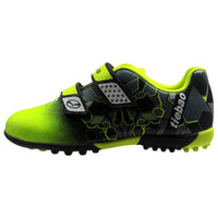 1 x RAW Customer Returns rismart TieBao Football Boots Unisex Children Artificial Grass Indoor Football Shoes Boys Green, 30 - RRP €34.28