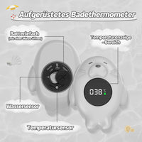 2 x RAW Customer Returns BIGKEYEOY Safety Baby Bath Thermometer, Digital Thermometer for Bathtub, Accurate Water Thermometer for Children s Bathroom - RRP €30.24