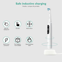 1 x RAW Customer Returns Electric Toothbrush Charging Station Compatible with Oral B IO Series 7 Series 8 Series 9, Magnetic Travel Charging Station for iO7 iO8 iO9 Model 3768 Power Adapter Plug - RRP €20.16