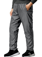 1 x Brand New KTWOLEN Jogging bottoms men s warm sports trousers, winter fleece trousers, drawstring, elastic leisure trousers, Sherpa lined, sporty trousers, joggers with pockets, grey, XL - RRP €33.26