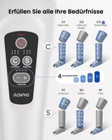 1 x RAW Customer Returns RENPHO Leg Massager, Air Compression for Leg Massage and Muscle Relaxation, Leg Massager with 6 Modes and 4 Intensities, Suitable for Calves, Thighs and Feet, Gift for Dad Mom - RRP €119.99